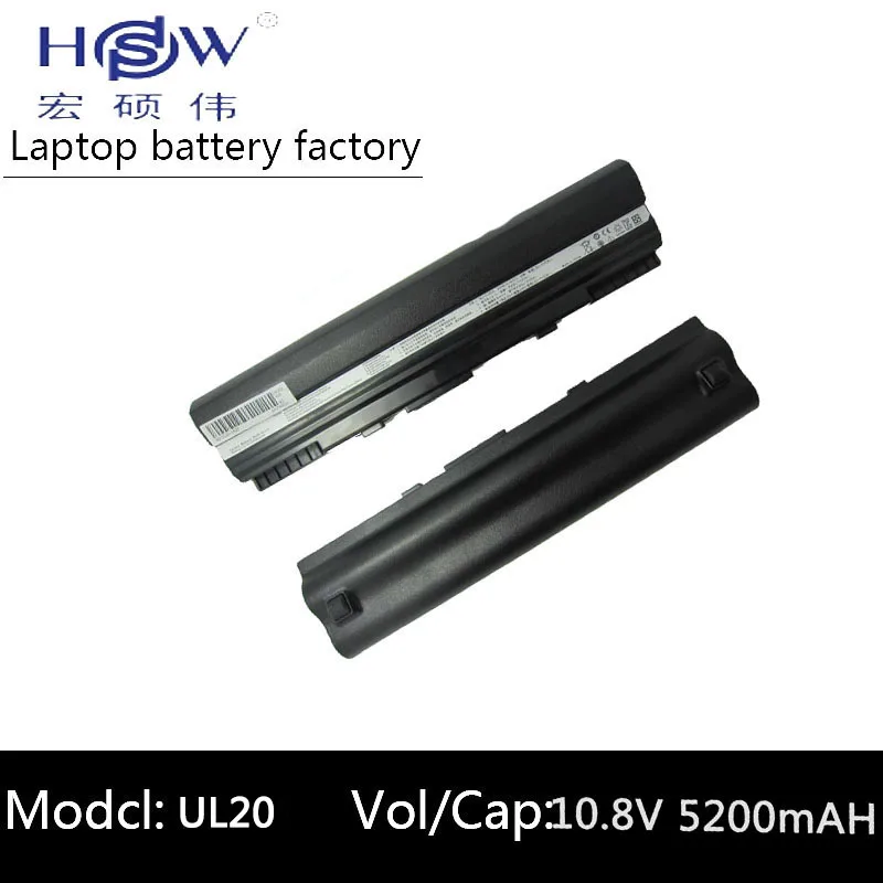 

HSW 5200MAH Battery For Asus Eee PC 1201 1201HA 1201K 1201N 1201NL 1201T UL20A 9COAAS031219 90-NX62B2000Y A32-UL20 UL20G PRO23