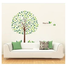 Дерево наклейка на стену украшение дома художественная Наклейка Декор дизайн Съемные Наклейки на стены «сделай сам» виниловые декоративные наклейки на стену s