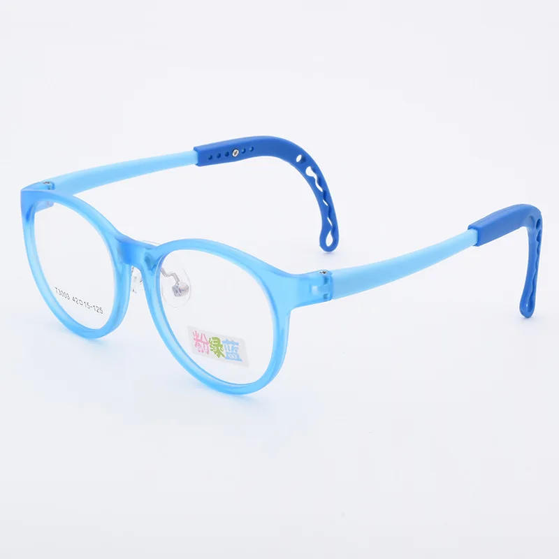 Детская новая силиконовая оправа для очков мягкие носовые накладки детские цветные удобные и осенние детские зеркальные очки - Цвет оправы: C4