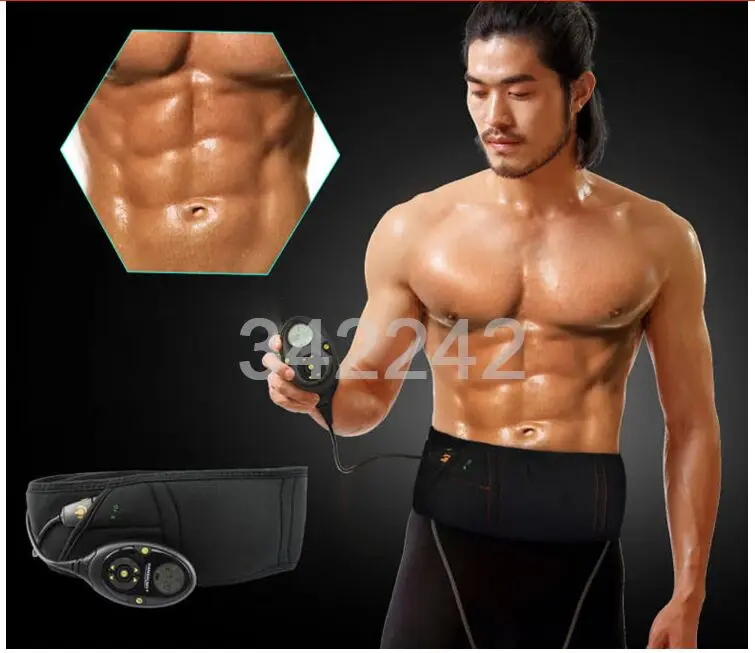 

Best Smart slimming massage belt EMS Muscle stimulator Unisex Abs Abdominal Muscle Toner Core Abs Workout Belt ,15pcs