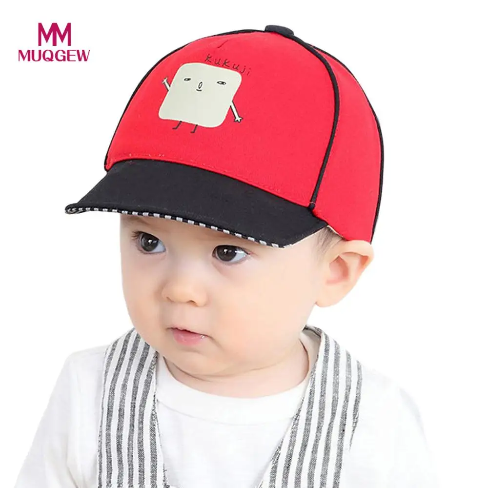 

Cute Infant Kids Bongrace Hat Peak Robot Printing Baseball Cap Sunhat Summer Hats for boys High Quality Children hats 2018