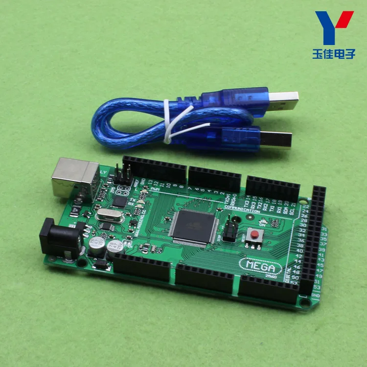 

[LAN] MEGA2560 R3 - development board 2012 new version, ATMEGA16U2-MU green board (H6A1) --10pcs/lot