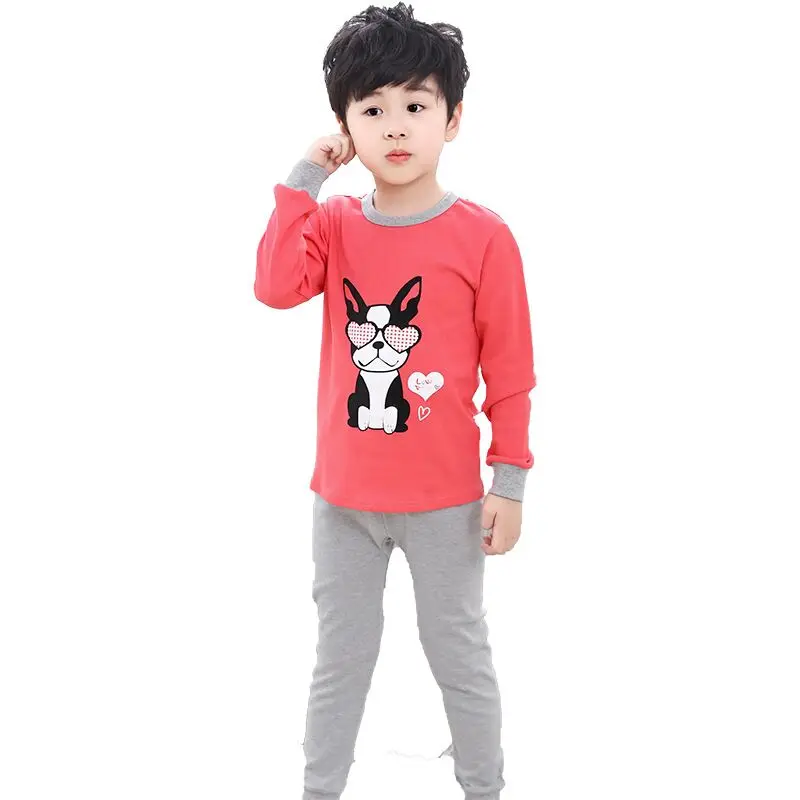 Cartoon Children's Pajamas for Boys Girls Tops+Pants Pyjamas Kids Sleepwear Girls Pajamas Children Clothing Suit Baby Pijamas - Цвет: color at picture