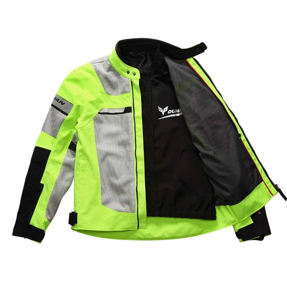 

Brand New DUHAN Summer Motorcycle Back and Elbow Protection Jacket Motocross Breathable MOTO Mesh for Clothing Men and Women