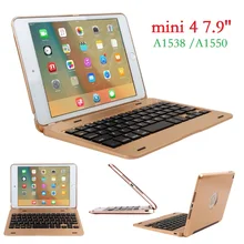 ABS Чехол для iPad mini 4 с крышкой клавиатуры A1538 A1550 USB Bluetooth беспроводной для iPad mini 4 крышка клавиатуры 7,9''