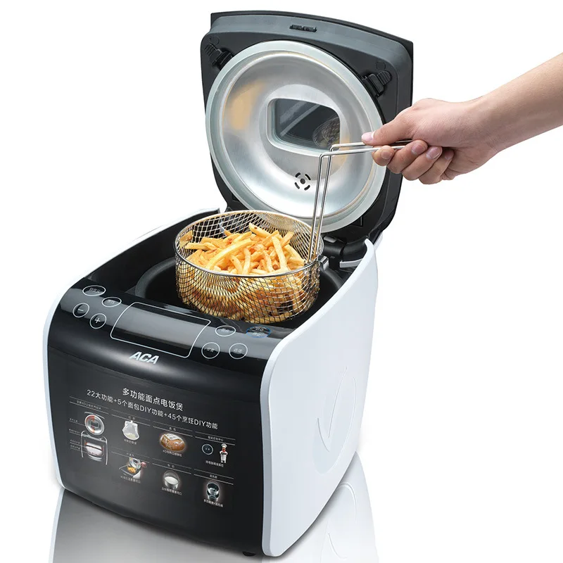 Многофункциональная хлебопечка рисоварка жарить паром 1000 г машина по приготовлению йогурта тестомес машина для приготовления пищи AB-IPN16