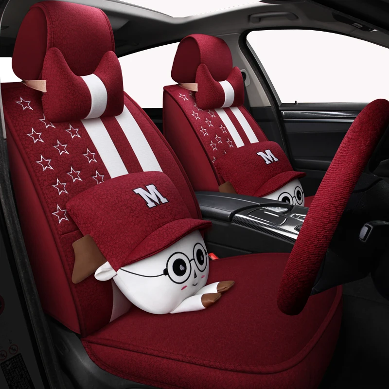 

New Cartoon Universal car seat covers for volvo 850 s40 s60 s80 s80l v40 v50 v60 v70 xc60 xc70 xc90 of 2010 2009 2008 2007