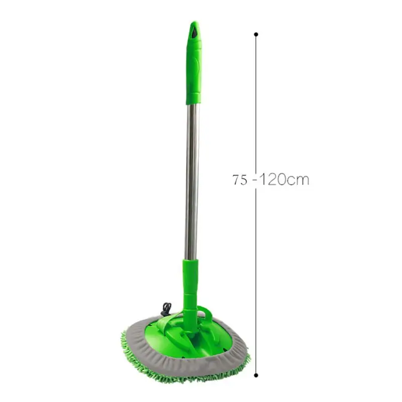 

Retractable Three-Section Chenille Car Wash Mop Wax Tow Dust Scorpion Cleaning Car Cleaning Car Wash Tools Car Supplies qiang