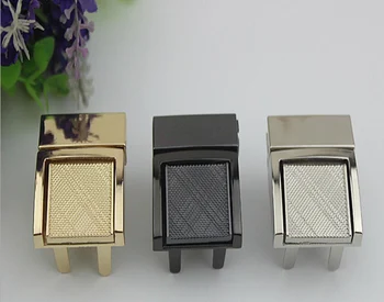 

6pcs/lot Luggage hardware accessories Golden die-casting twist lock Mortise lock bag lock Automatic lock