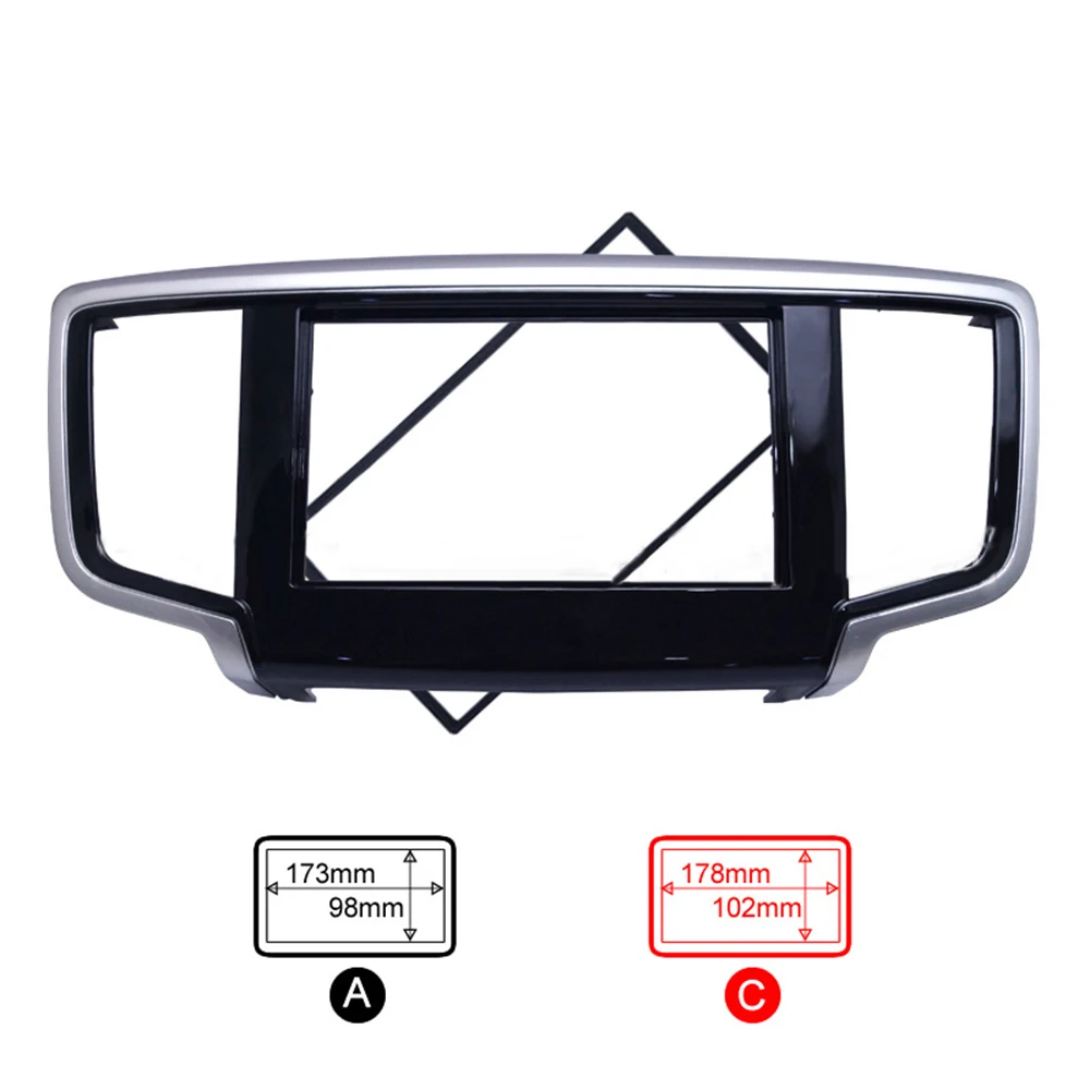 Double Din Car Radio Frame For Honda Odyssey 20142017 GPS Nav Fascias