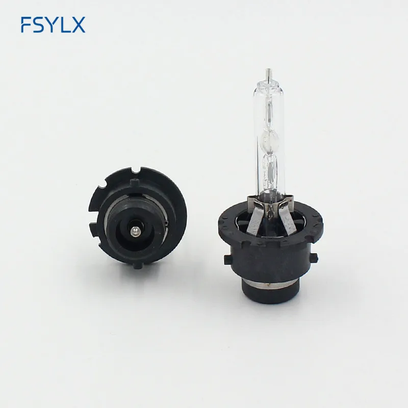 FSYLX 35 Вт D2S D2C Автомобильная ксеноновая галогенная лампа для фар с металлической опорной 4300 K 5000 K 6000 K 8000 K автомобиля D2S D2C D2 ксеноновая hid-лампа накаливания