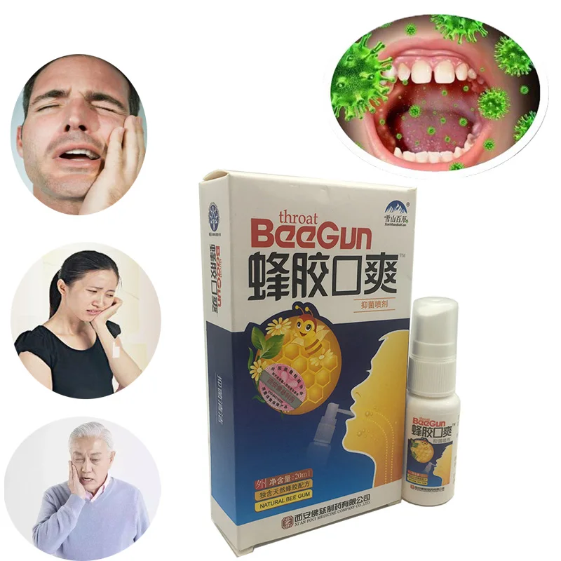 

Bee Propolis Mouth Clean Oral Spray Bad Breath Treatment Of Oral Ulcer Pharyngitis Halitosis Treatment Breath Freshener 20ml