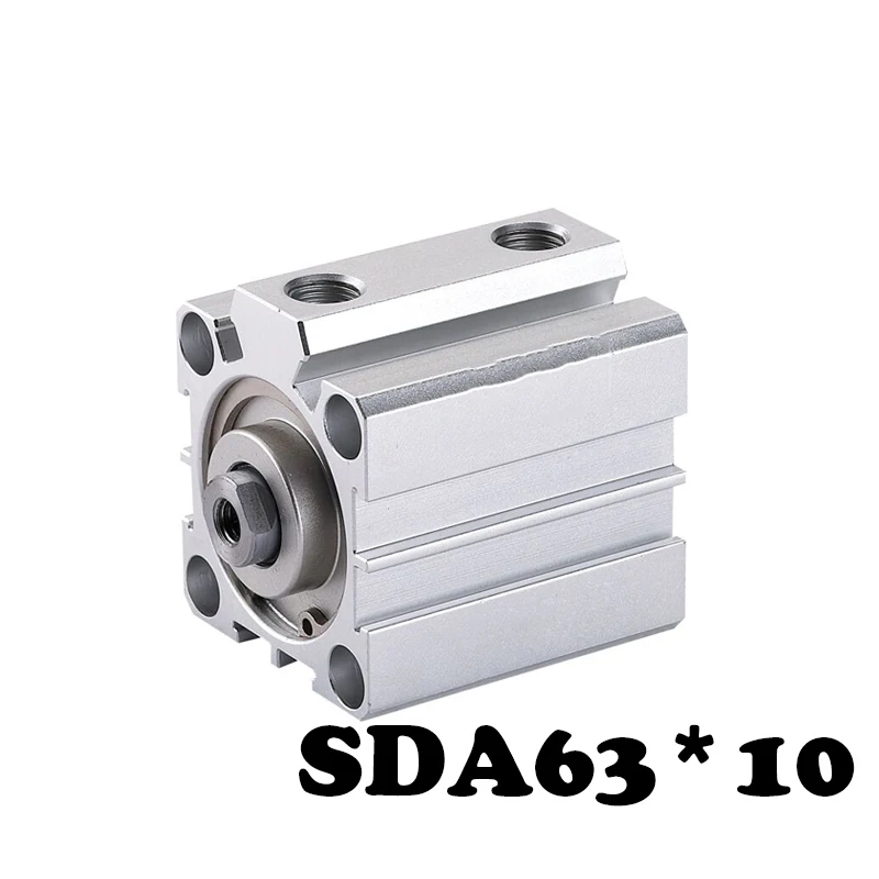 

SDA 63*10 standard cylinder thin cylinder aluminum alloy compact cylinder sda63-10