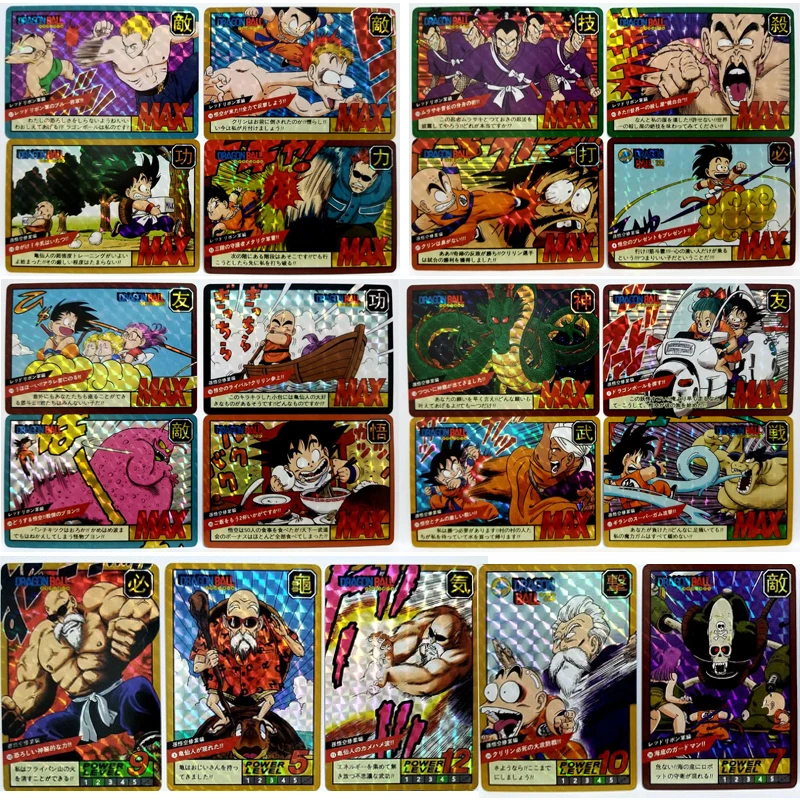 

40pcs Dragon Ball Goku Broly Thirtieth Anniversary Action Toy Figures Commemorative Edition Game Flash card Collection Cards