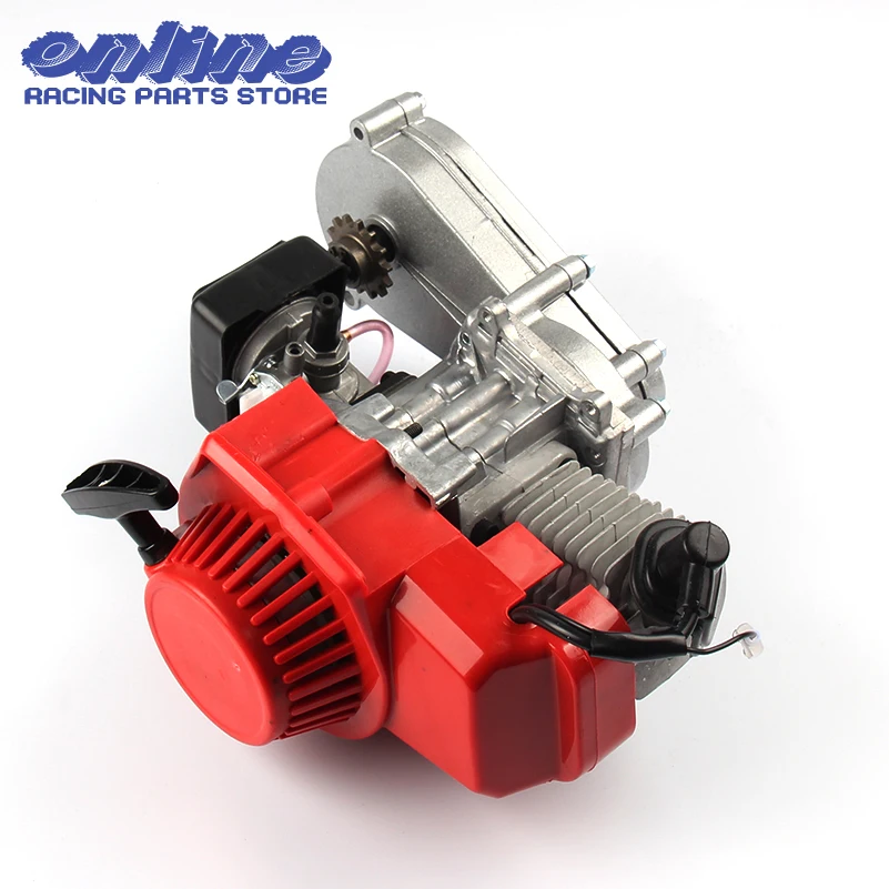 49CC 2 suwowy silnik z T8F 14t skrzynia biegów łatwy do uruchomienia motorynka Mini motor terenowy silnika DIY silnika 49CC 2 suwowy silnik z T8F 14t skrzynia biegów łatwy do uruchomienia motorynka Mini motor terenowy silnika DIY silnika