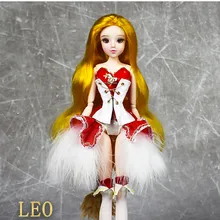 MMG девушка шарнирная кукла blyth joint body 12 созвездий LEO с наряд Сапоги стенд детские игрушки девочка подарок
