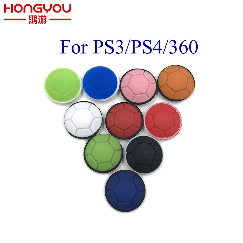300 шт резиновый силиконовый аналоговый стик-накладка для большого пальца чехол для джойстика для PS4 PS3 PS2 xbox 360 контроллер
