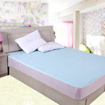 

120*200cm 100% cotton baby changing mat water-proof bed sheets TPU waterproof mattress protector