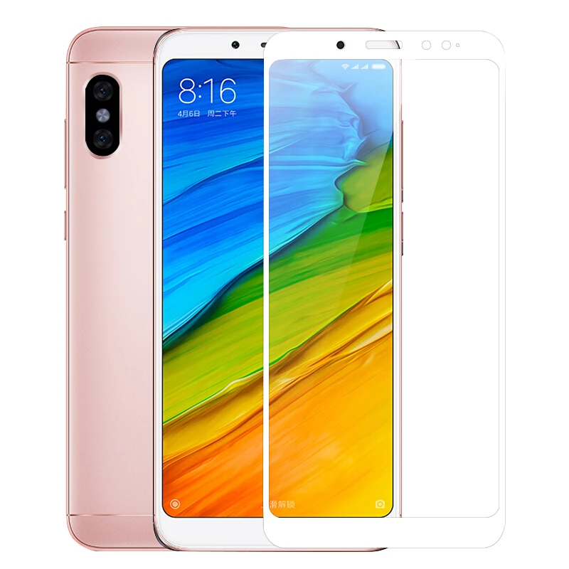 Защитная пленка для экрана Xiaomi Redmi Note 5 из закаленного стекла с полным покрытием Xiomi Redmi Note5 Pro Note5