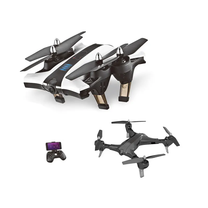 

Mini Foldable Selfie Drone with Wifi FPV 0.3MP 2MP HD Camera Quadcopter Altitude Hold APP Control RTF Headless Mode White Black