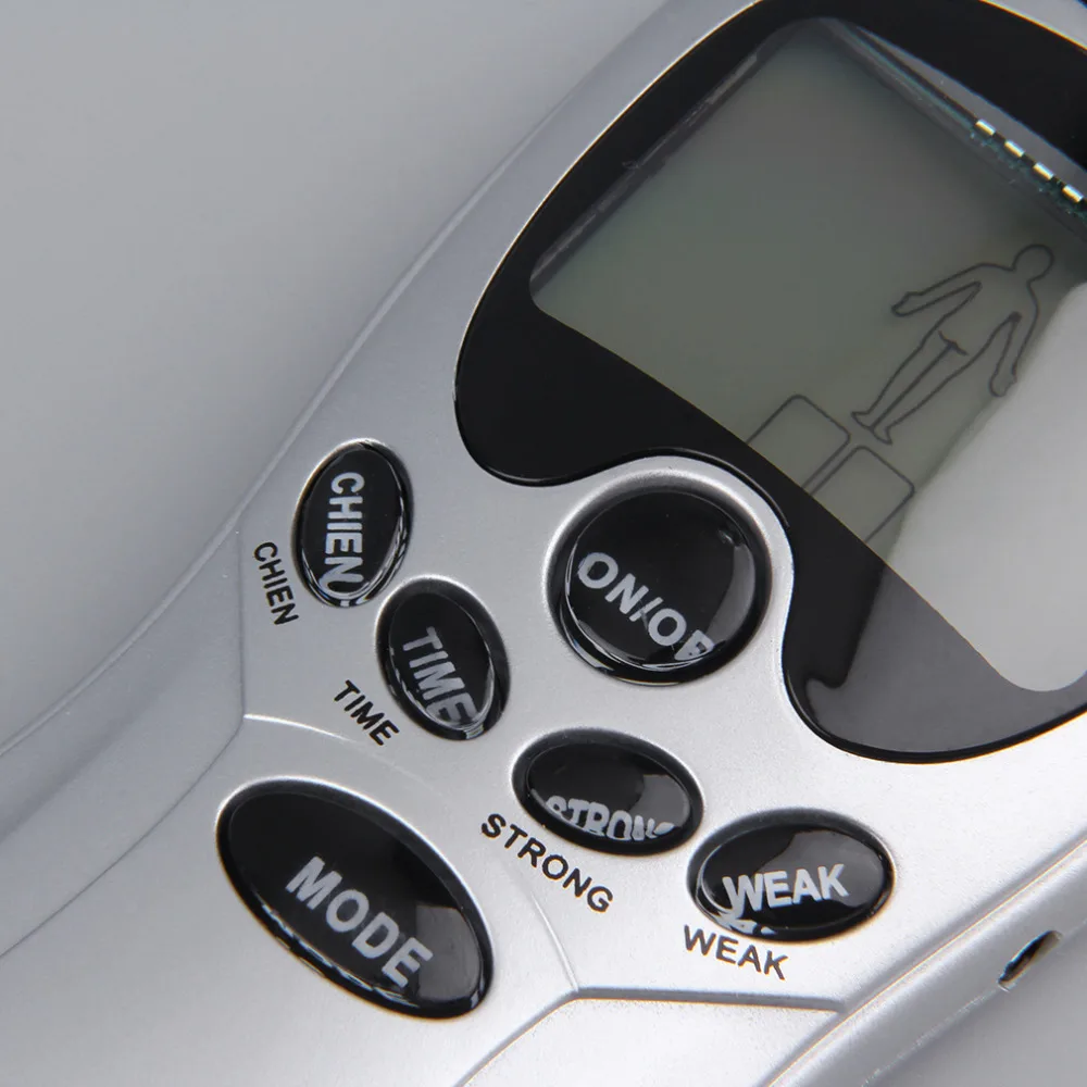 4 Electrode Health Care Tens Acupuncture Electric Blue LCD Digital Therapy Machine Pulse Body Slim Sculptor Massager Apparatus 4 Electrode Health Care Tens Acupuncture Electric Blue LCD Digital Therapy Machine Pulse Body Slim Sculptor Massager Apparatus