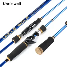 Spinning Rod Canne Casting MH Baitcasting Rod Casting Rod Winter Fishing Vara De Pescar Carbono 1.8/2.1/2.4M Lure Wt 15-40g