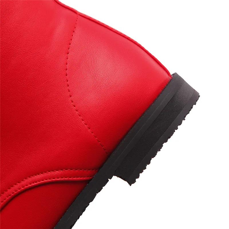 YMECHIC/Коллекция года; зимние ботинки; цвет красный, черный, желтый; студенческие ботильоны в байкерском стиле на шнуровке с перекрестной шнуровкой; женская обувь