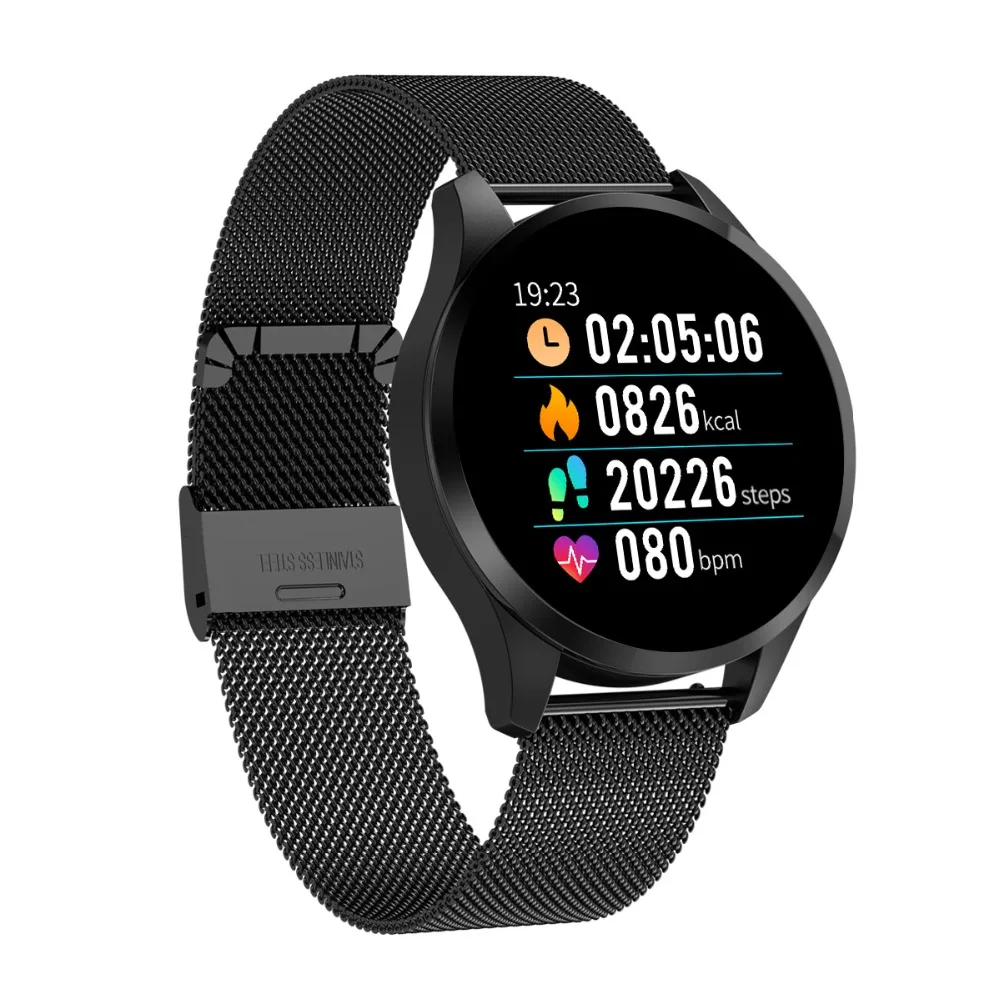 Newwear Q9 Smart Uhr Männer Frauen Mode Business Wasserdichten Herz Rate Blutdruck Monitor Fitness Armband Smartwatch VS Q8