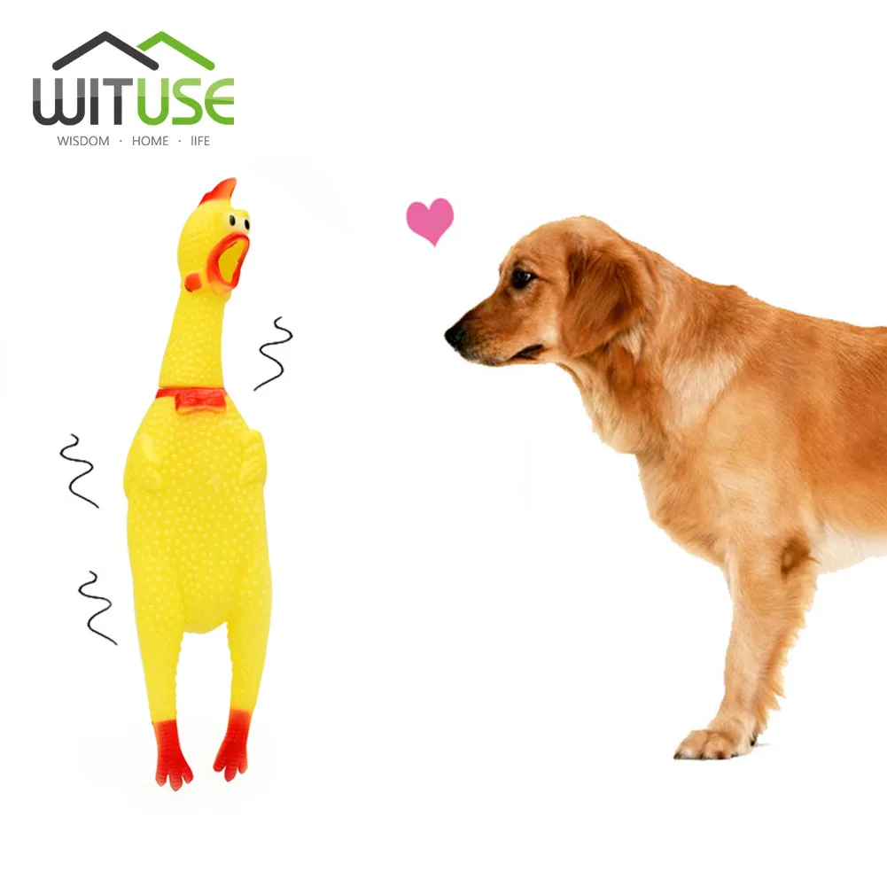 

Screaming Rubber Yellow Chicken Pet Dog Toy Squeak Squeaker Chew Gift 3-Size Pet Squeak Squeaker Chew Gift Free Shipping