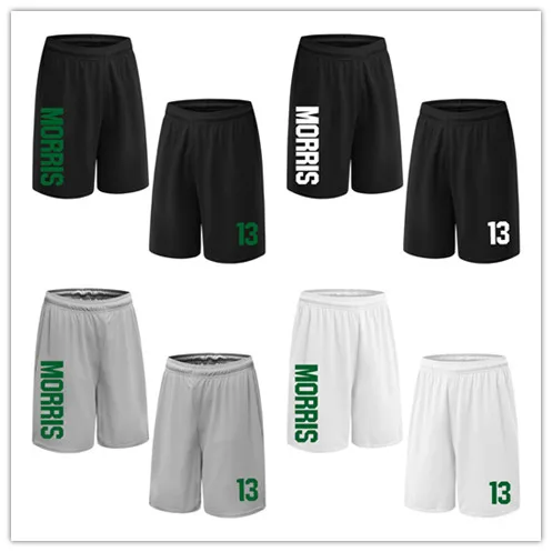 

BONJEAN Design Men 13 Marcus Morris Print Basketball Shorts With Pockets Quick Dry Breathable Training Running Sport Shorts