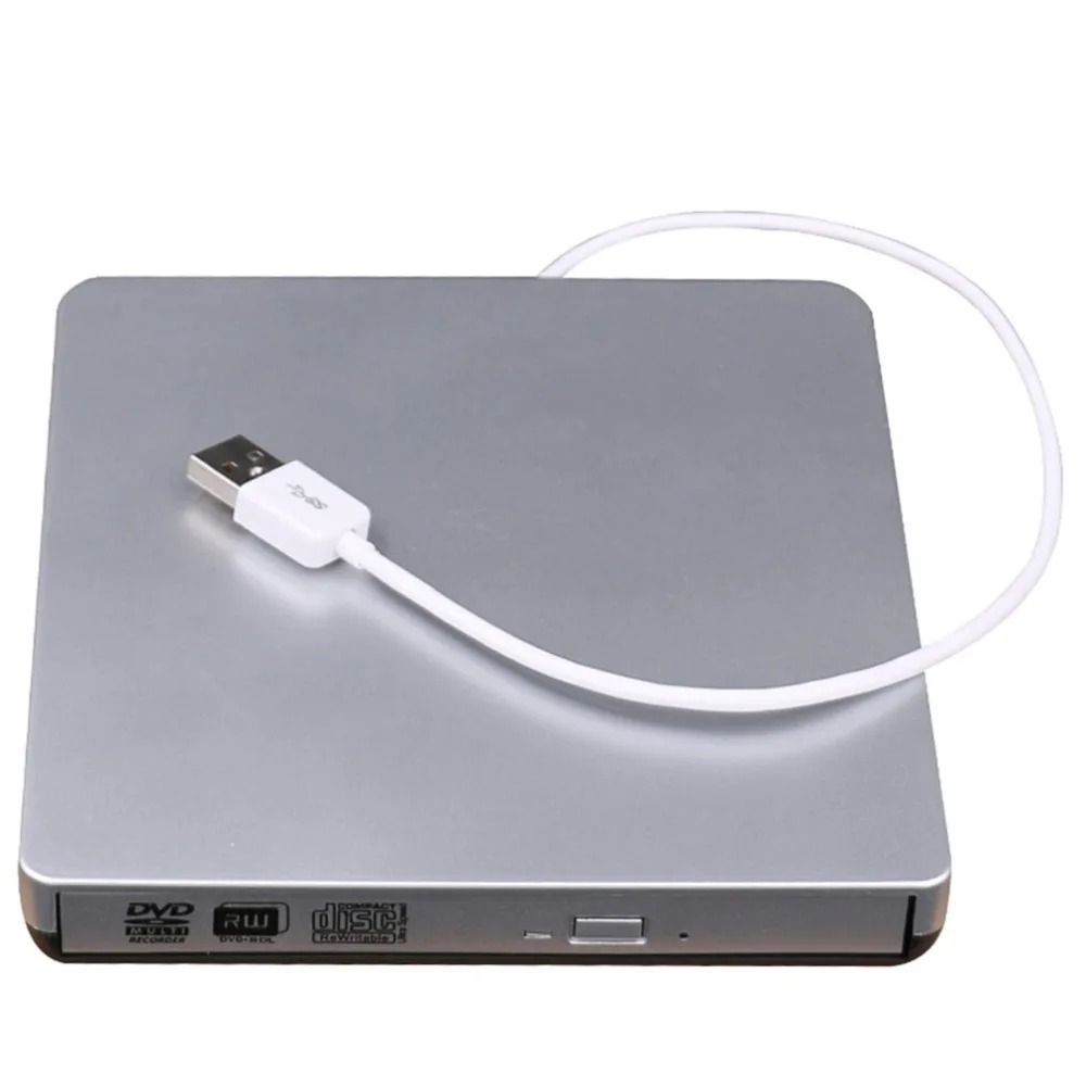 USB CD/DVD-RW Writer Burner External Hard Drive for Laptop PC Mac Macbook Pro USB 2.0 Interface Intelligent Burning USB CD/DVD-RW Writer Burner External Hard Drive for Laptop PC Mac Macbook Pro USB 2.0 Interface Intelligent Burning
