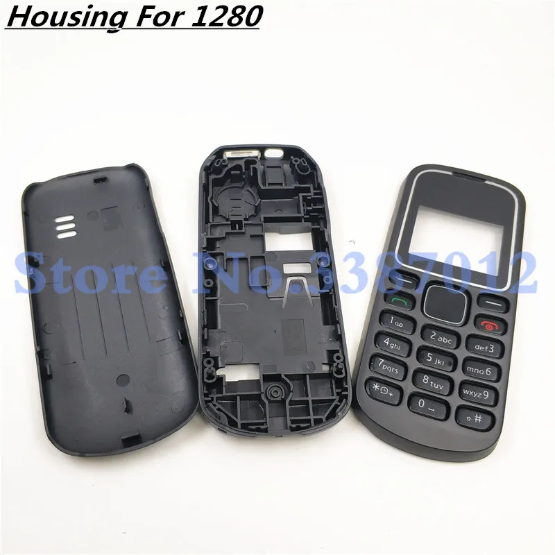 

Full Housing Case Cover For Nokia 1280 Facing Frame + Middle + Back cover + Keypad Cell Phone Part With Logo