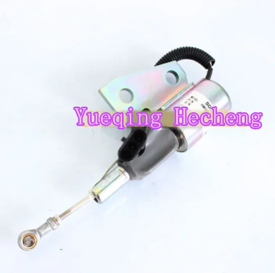 New Fuel Shutoff Solenoid For PC160LC-7KA PC180 PC300LC-7E0 WA120-3L