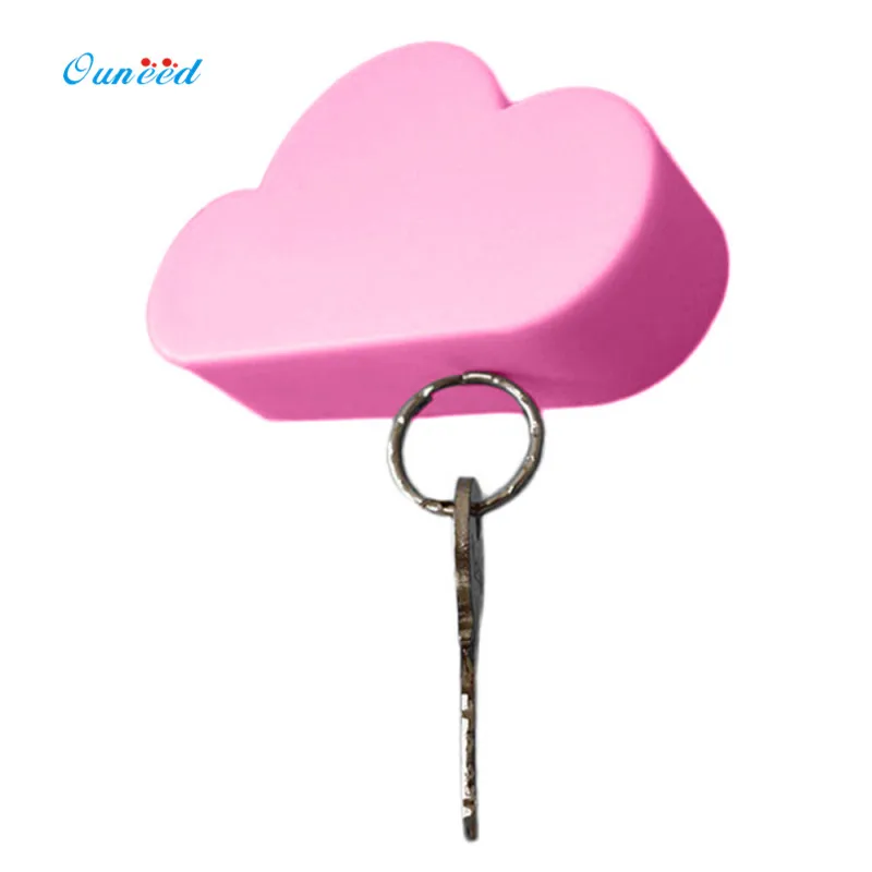 Ouneed Cloud Key Holder розовый и желтый Новинка Домашний Органайзер Магнитный магнитный держатель ключа 1 шт