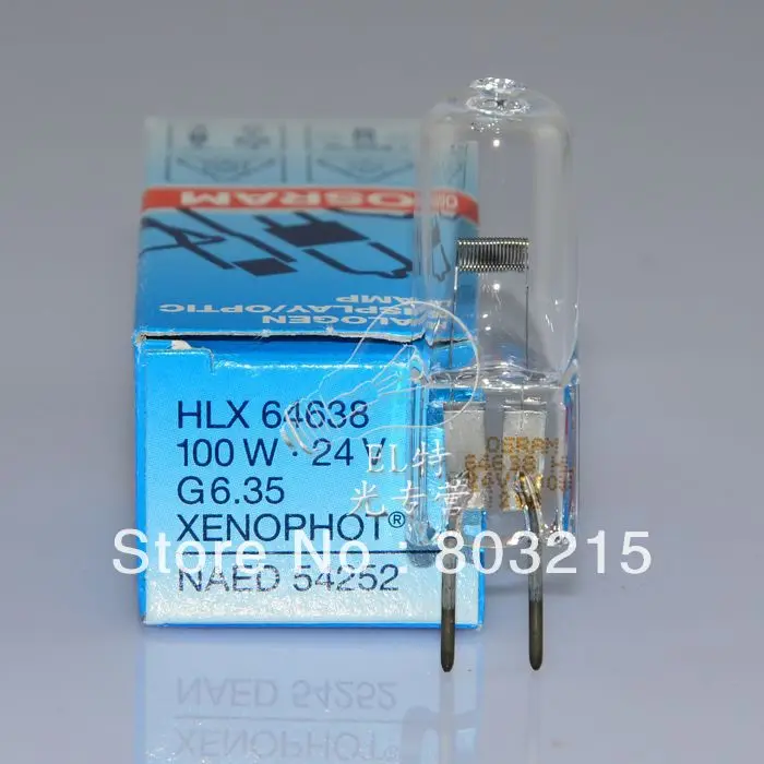 

operating light lamp JC 24v 100w G6.35 halogen bulb 64638 100w 24v 300hour free shipping