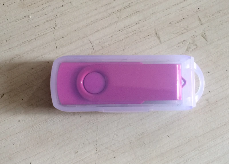 5 шт. без логотипа вращающийся USB флеш накопитель упаковочная коробка прозрачная
