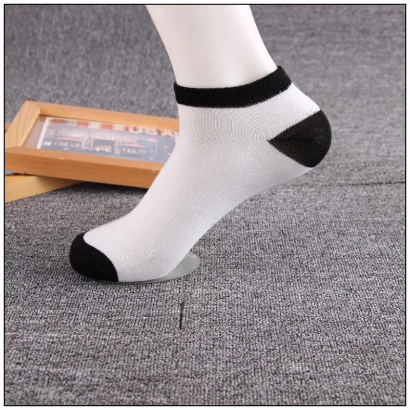 Cody Сталь Для мужчин Socks Thin Stripe Короткие хлопковые носки-следки человек Мелкий рот Колледж Ветер мужской следы 3 пар/лот