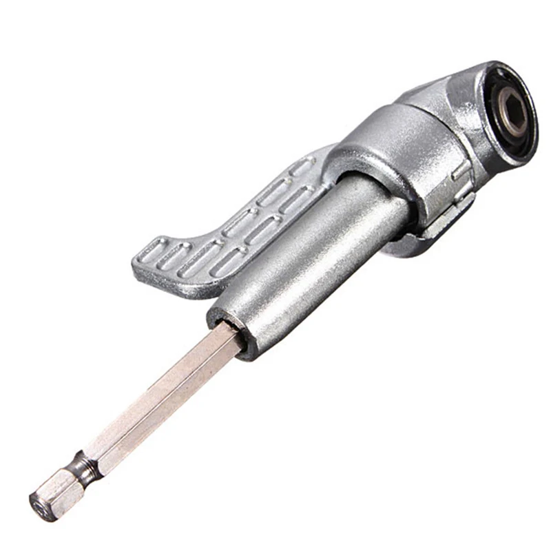 

1pc 1/4" Driver Hex Screwdriver Bit Holder 130mm 105 Degree Angled Adapter for Power Drill Tool