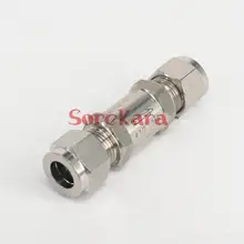 Подходит 3/" OD труба 304 нержавеющая сталь односторонний обратный клапан обратный в линии клапан сжатия