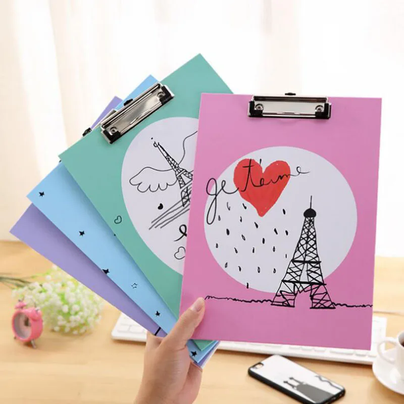 

1pc A4 Files Splint Creative Color Document Folder Presentation Folder Student Papers Folder Office Storage For Notes Stationery