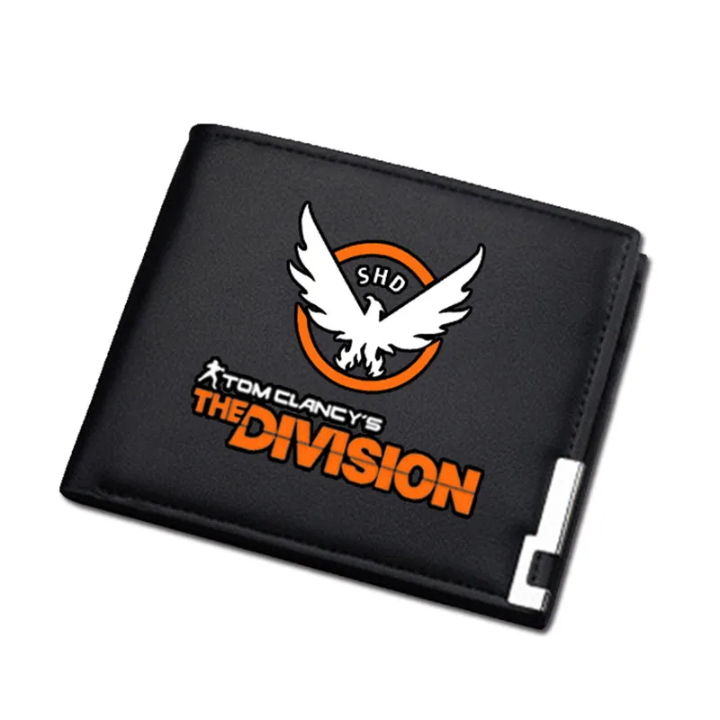 12 Tom Clancy's The Division 2, Мужской Длинный кошелек с принтом, короткий кошелек из искусственной кожи, Подарочный кошелек для денег, ID держатель для карт Carteira - Цвет: 12