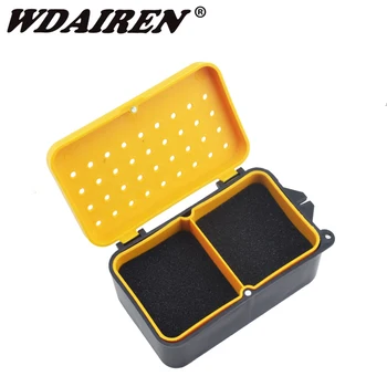 

High Quality Breathable Plastic Fishing Live Bait Storage Box Earthworm Bloodworms Bait Container Box Fishing Accessories