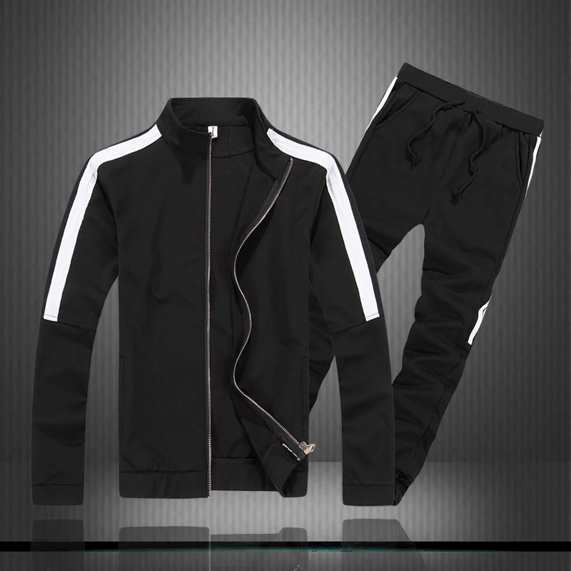 2018 Spring Autumn New Arrival Men Hoodies Fashion Patchwork Color Long Sleeve Trousers Hoodies