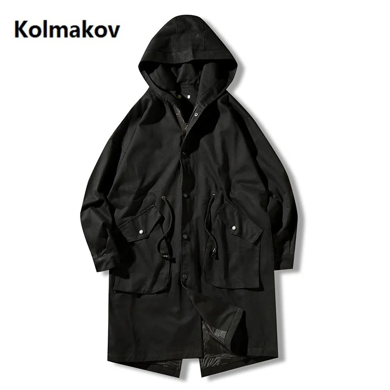

Trench Coat men's fashion Classic Mens Windbreaker high quality Mens Clothing Long Jackets & Coats Casual Overcoat men