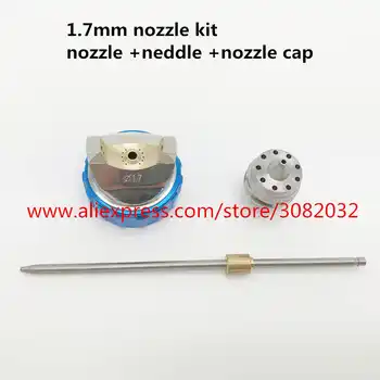 601 spray gun HVLP SPRAY GUN gravity feed tainless steel nozzle 1.4mm 1.7mm 2.0mm auto Car face Paint spray gun