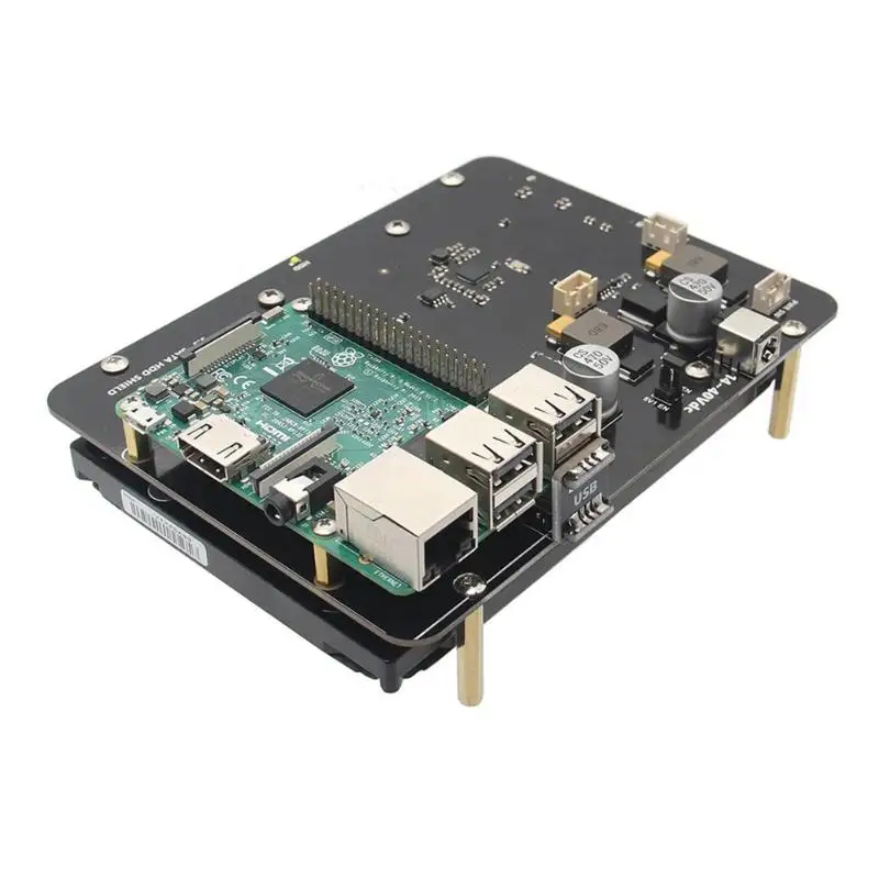 

X830 SATA 3.5 Inch HDD Hard Disk Storage Expansion Board for Raspberry Pi 3