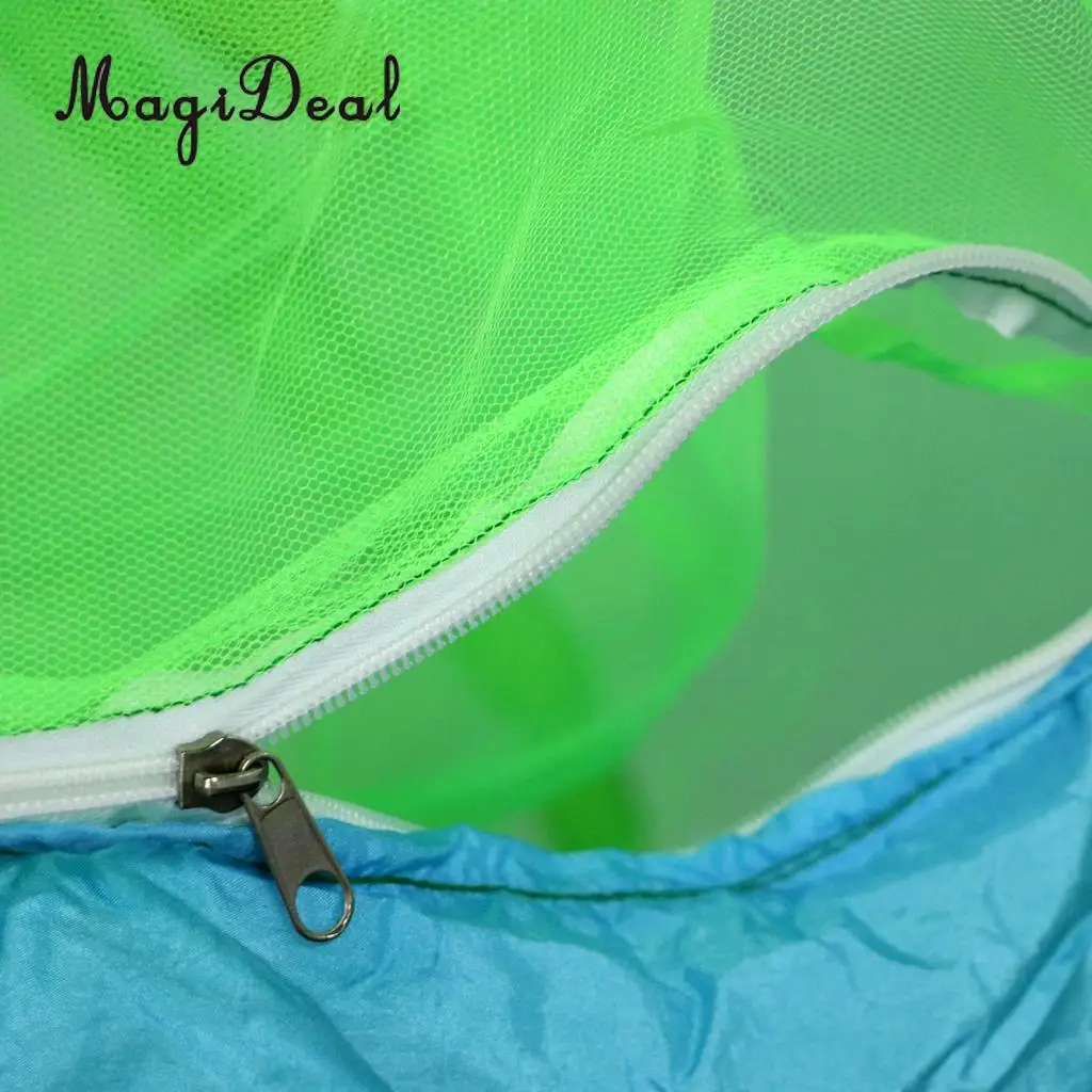 MagiDeal Portable Jungle Parachute Hammock Camping Outdoor Hanging Bed With Mosquito Net and 2 Hanging Straps