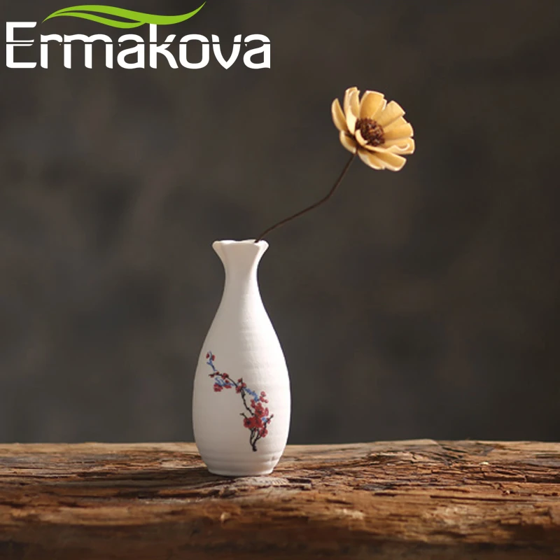 ERMAKOVA Modern Multistyle Mini Ceramic Vase Restaurant Bar Cafe
