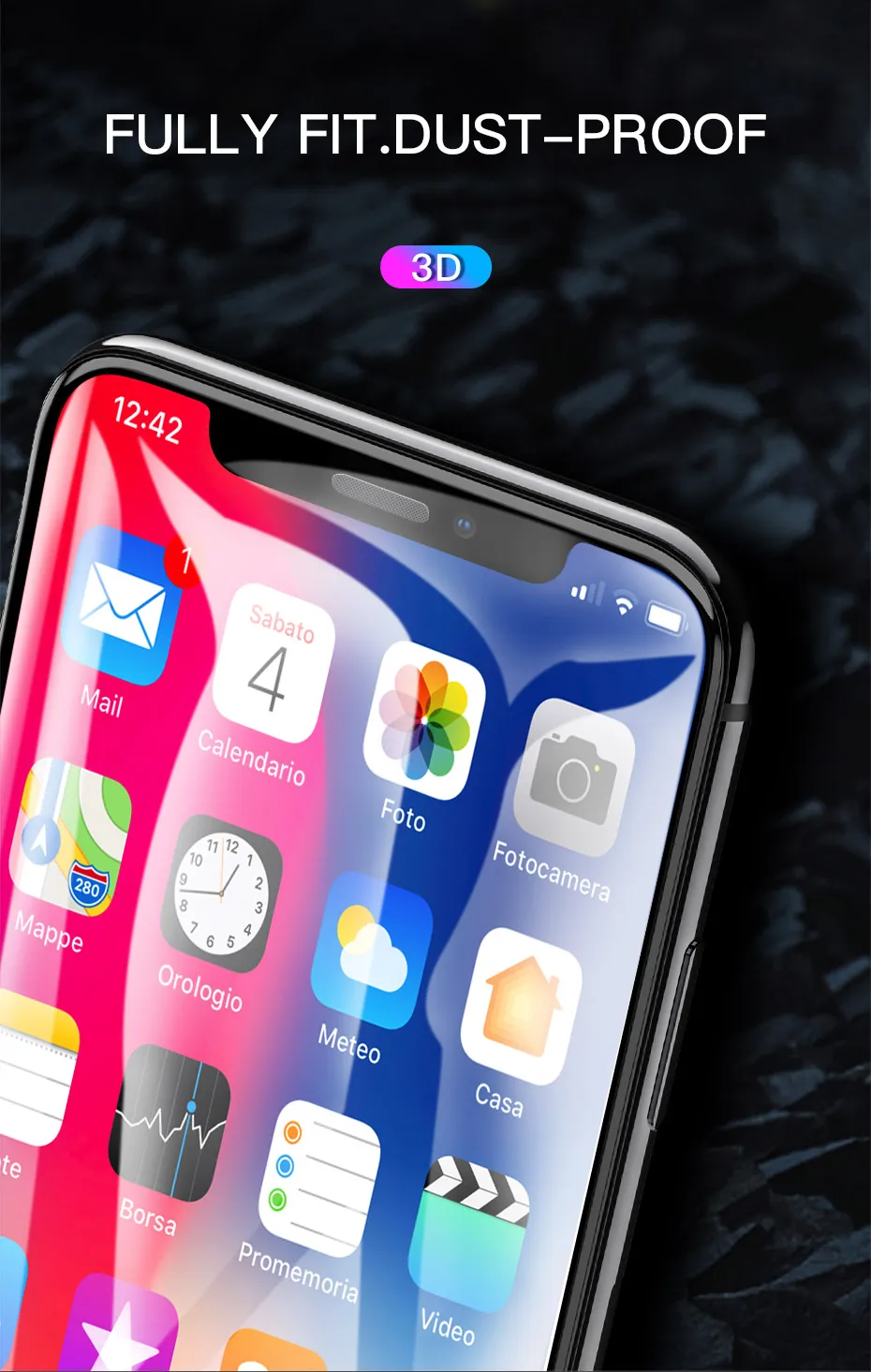 HOCO полное покрытие закаленное стекло для iPhone 11 Pro Max XR X XS Max защита экрана 3D Защитное стекло для iPhone 7 8 Plus