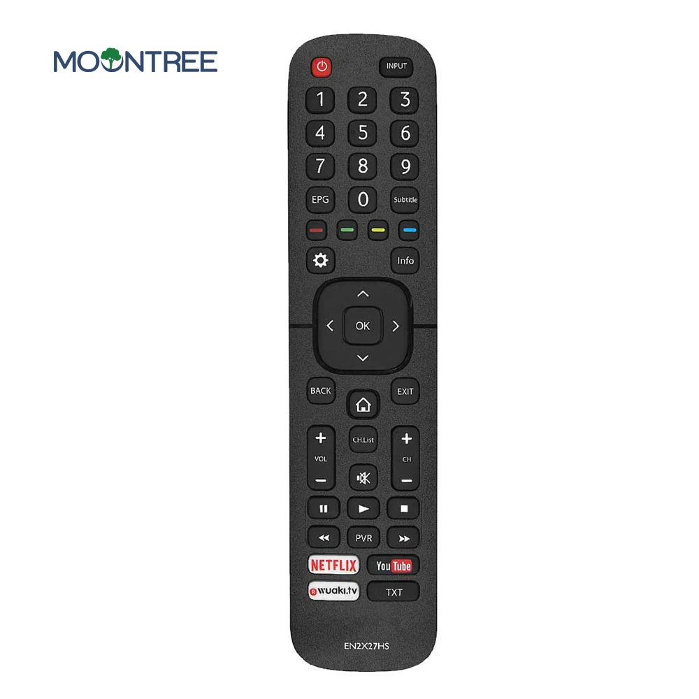 replacement EN2X27HS remote control for Hisense smart TV with Netflix You Tube 43K300UWTS0100 49K300UWTS 55NEC5200 65K5500UWTS replacement EN2X27HS remote control for Hisense smart TV with Netflix You Tube 43K300UWTS0100 49K300UWTS 55NEC5200 65K5500UWTS